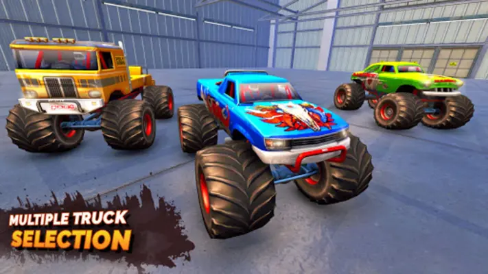 Monster Truck Ramp Stunts OffRoad Car Racing Game android App screenshot 0