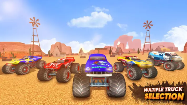 Monster Truck Ramp Stunts OffRoad Car Racing Game android App screenshot 1